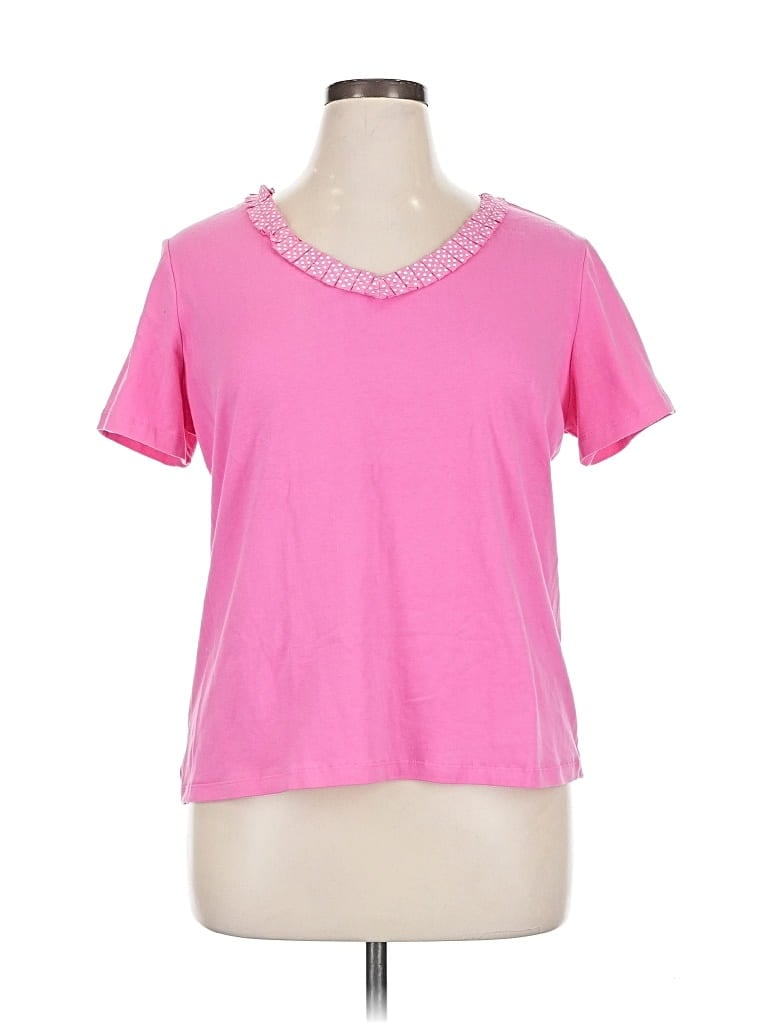 Pre-owned Coral Bay Short Sleeve T-shirt In Pink