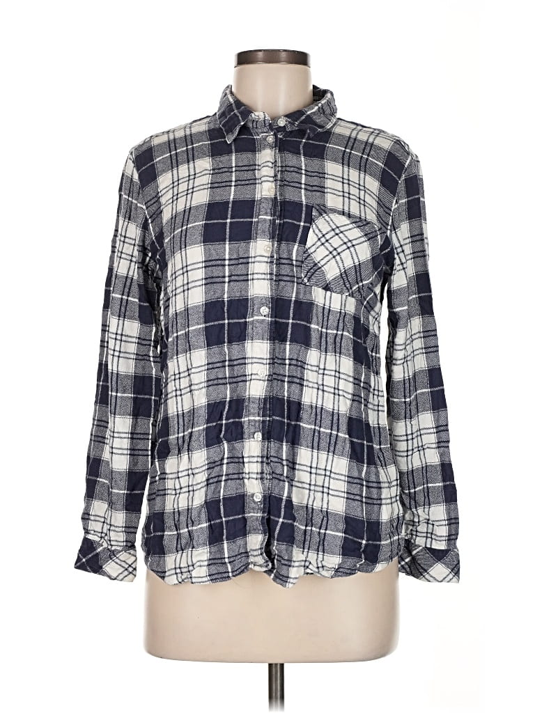 Click to view more detailed imagery on our partner's website Pre-owned Market & Spruce Long Sleeve Button Down Shirt In Blue