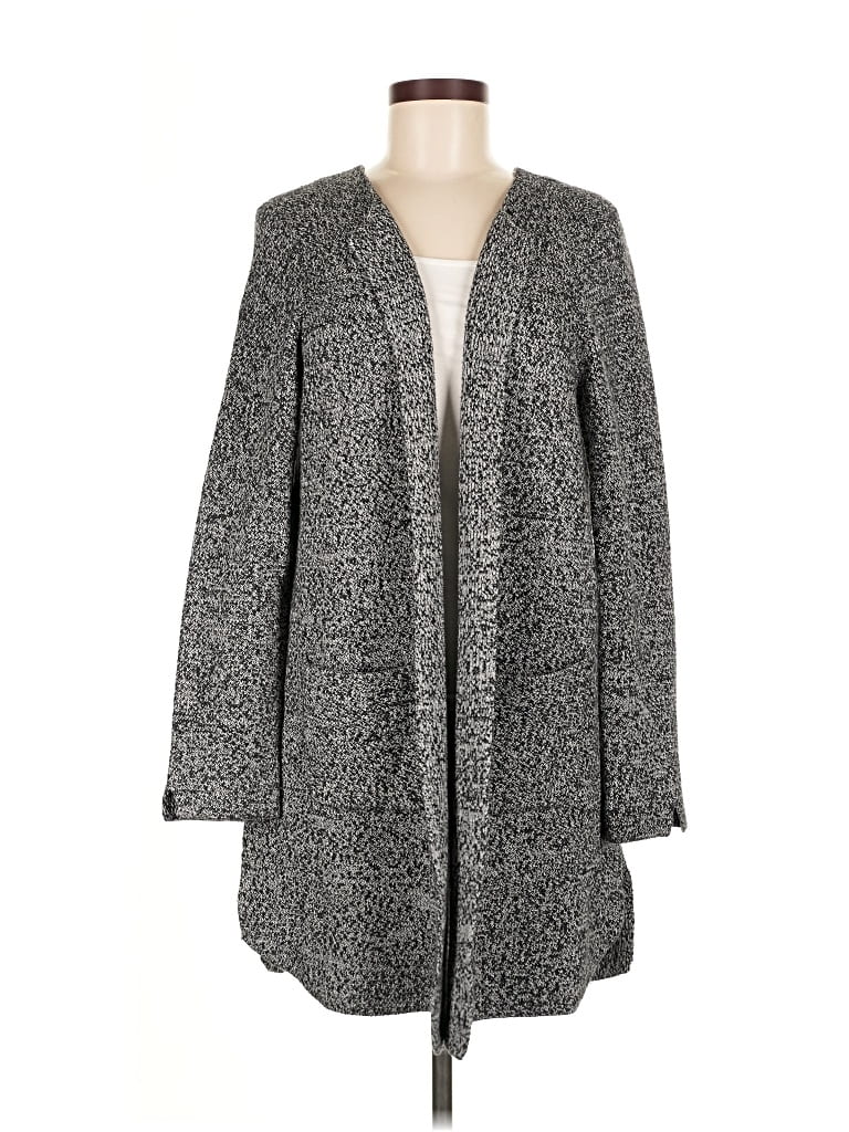 Pre-owned Nic + Zoe Cardigan Sweater In Gray
