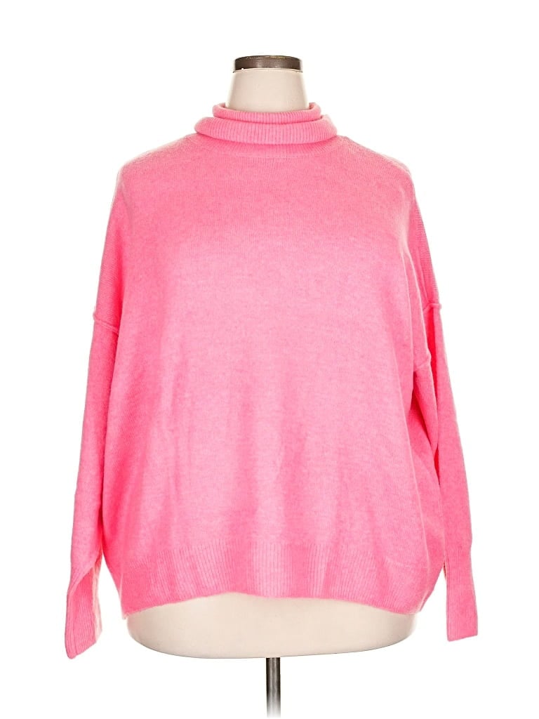 Vince Camuto Turtleneck Sweater In Pink