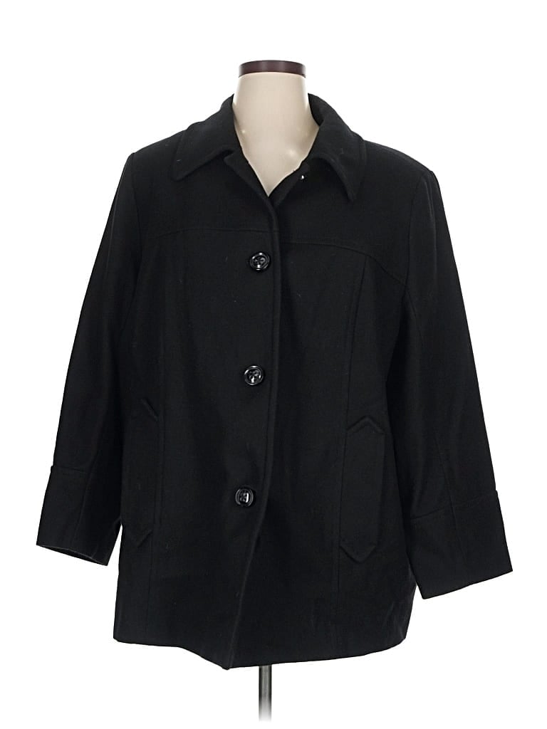 Pre-owned Catherines Coat In Black