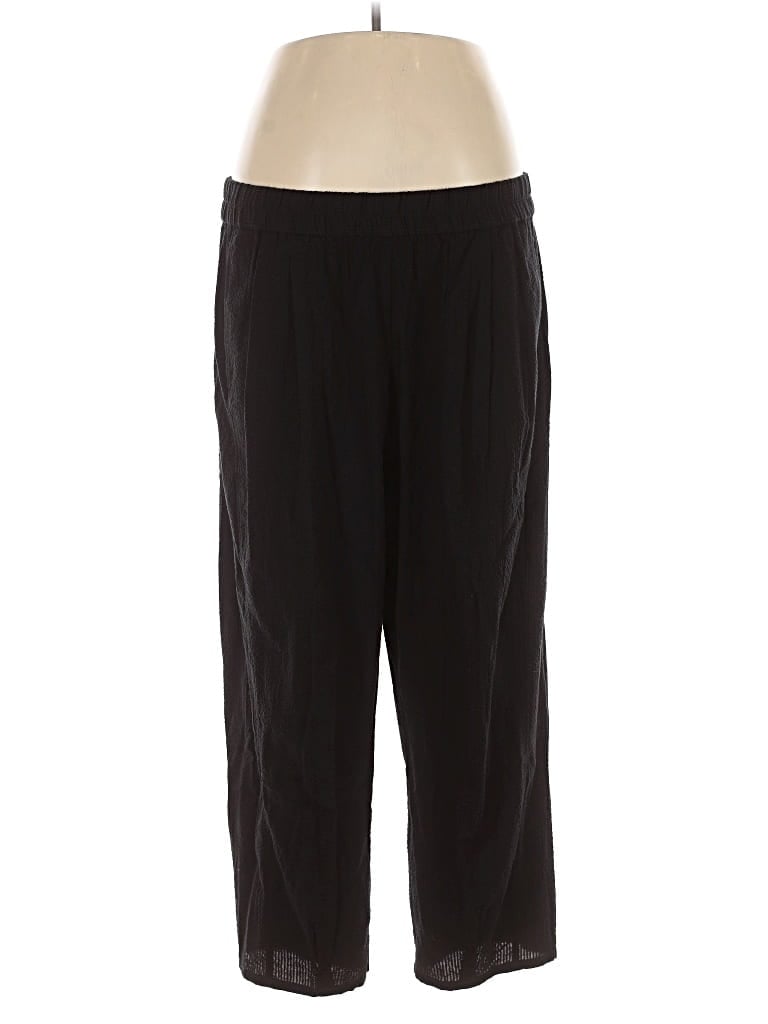 Pre-owned Eileen Fisher Active Pants In Black