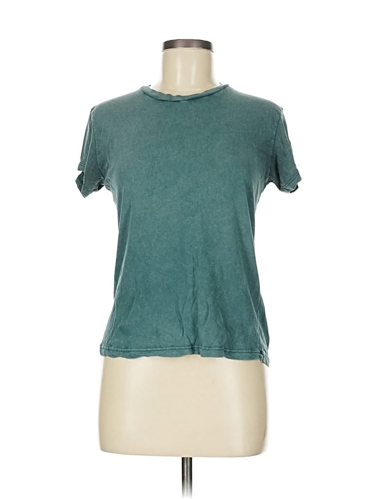 Pre-owned Brandy Melville Short Sleeve T-shirt In Blue
