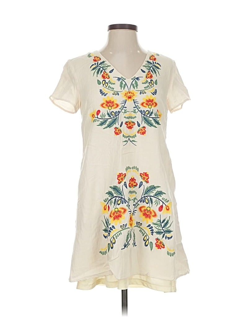 Pre-owned Polagram Casual Dress In White