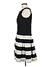 Milly Stripes Black Cocktail Dress Size 6 - photo 5