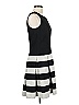 Milly Stripes Black Cocktail Dress Size 6 - photo 4