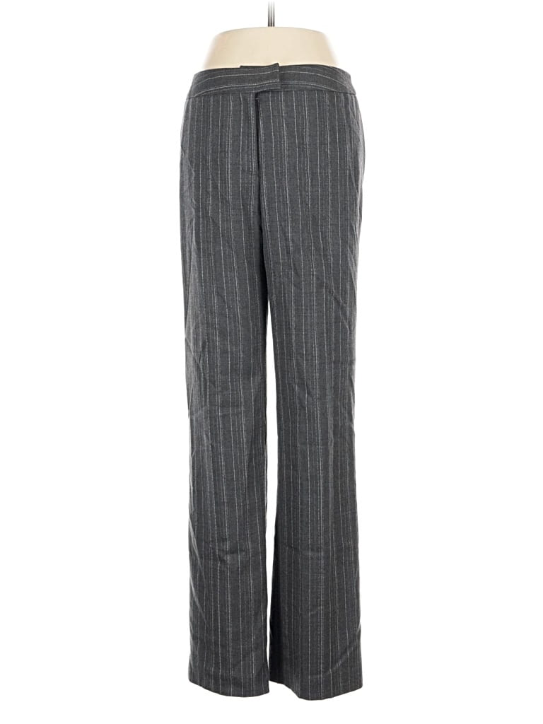 Pre-owned Amanda Smith Wool Pants In Gray