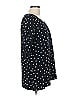 Lowrys Farm Polka Dots Black 3/4 Sleeve Blouse Size L - photo 4