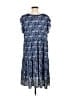 Max Studio Paisley Blue Casual Dress Size M (estimated) - photo 2