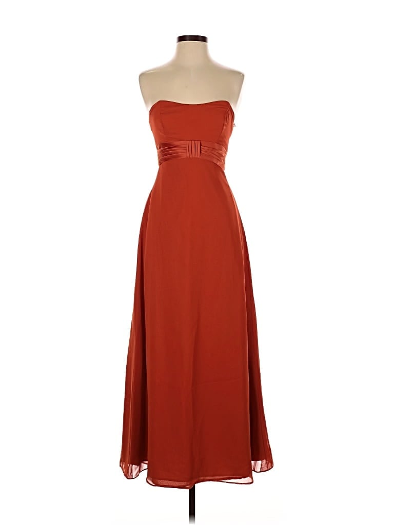 Pre-owned Alfred Angelo Cocktail Dress In Orange