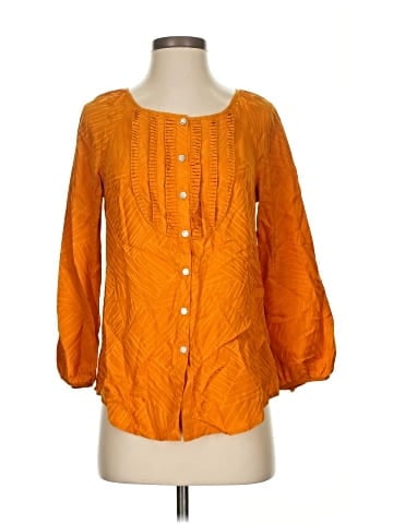 Marc by Marc Jacobs 3/4 Sleeve Silk Top (view 1)