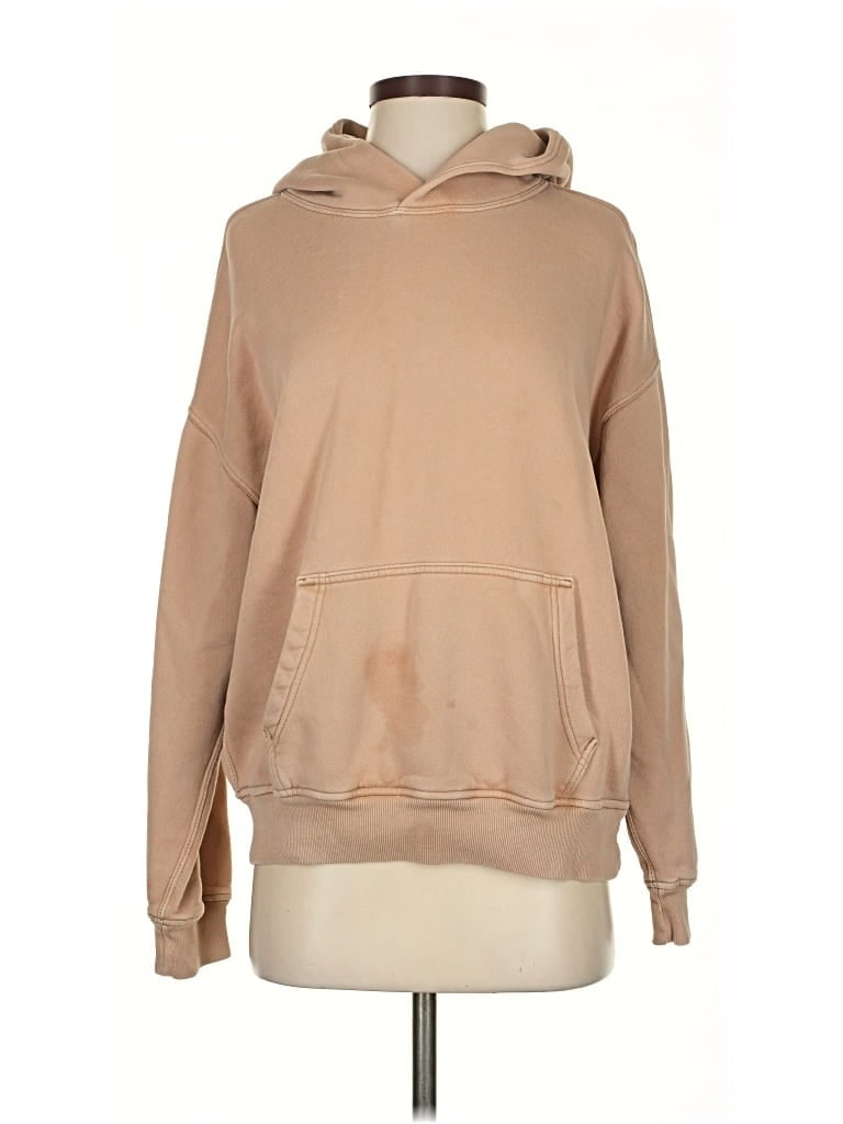 Pre-owned Abercrombie & Fitch Pullover Hoodie In Brown
