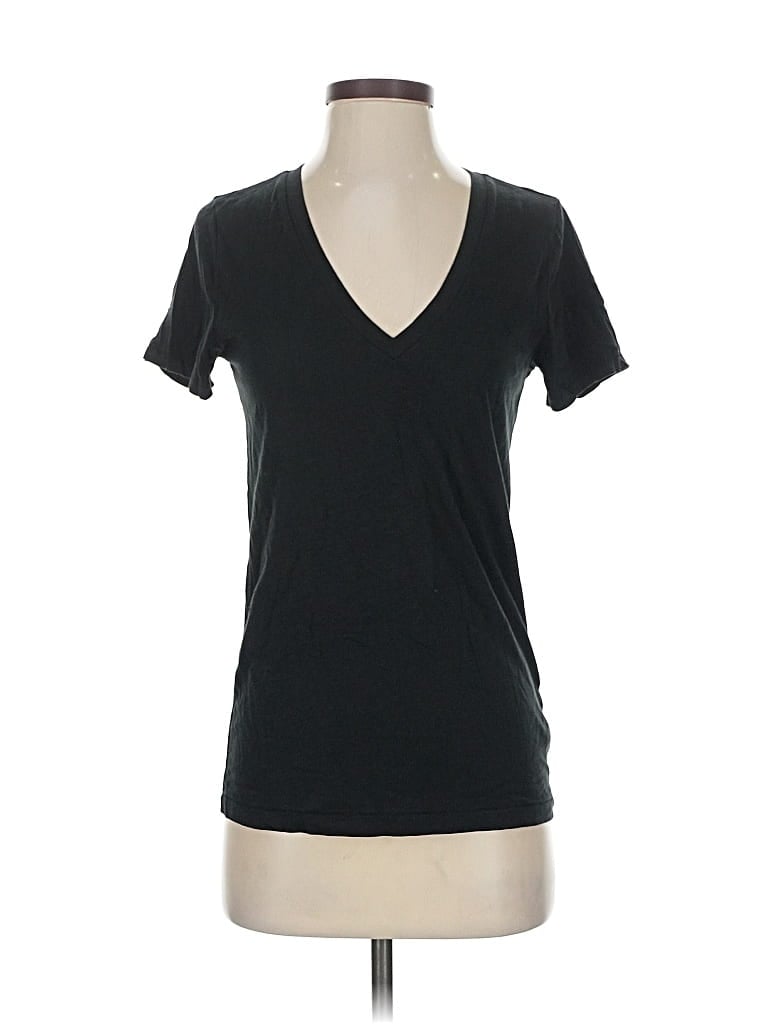 Pre-owned J.crew Factory Store Short Sleeve T-shirt In Black