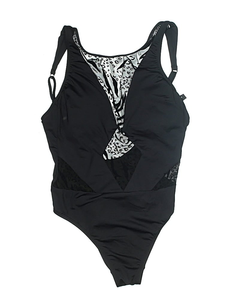Pre-owned Kenneth Cole New York One Piece Swimsuit In Black
