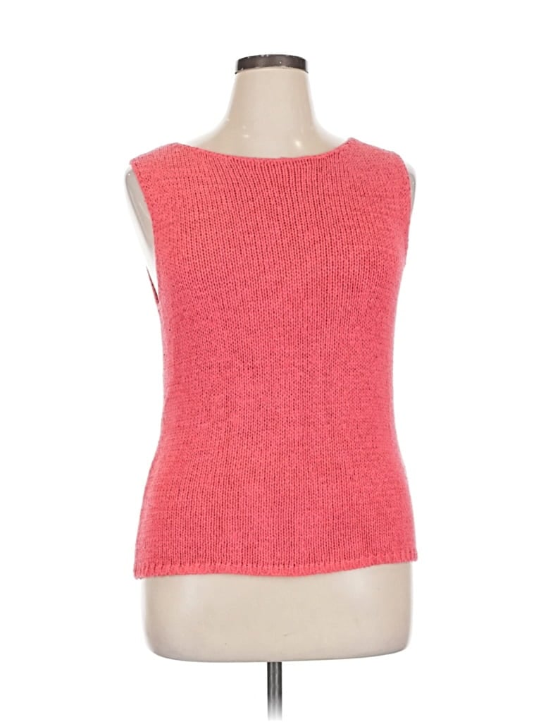 Pre-owned Izod Sleeveless T-shirt In Red