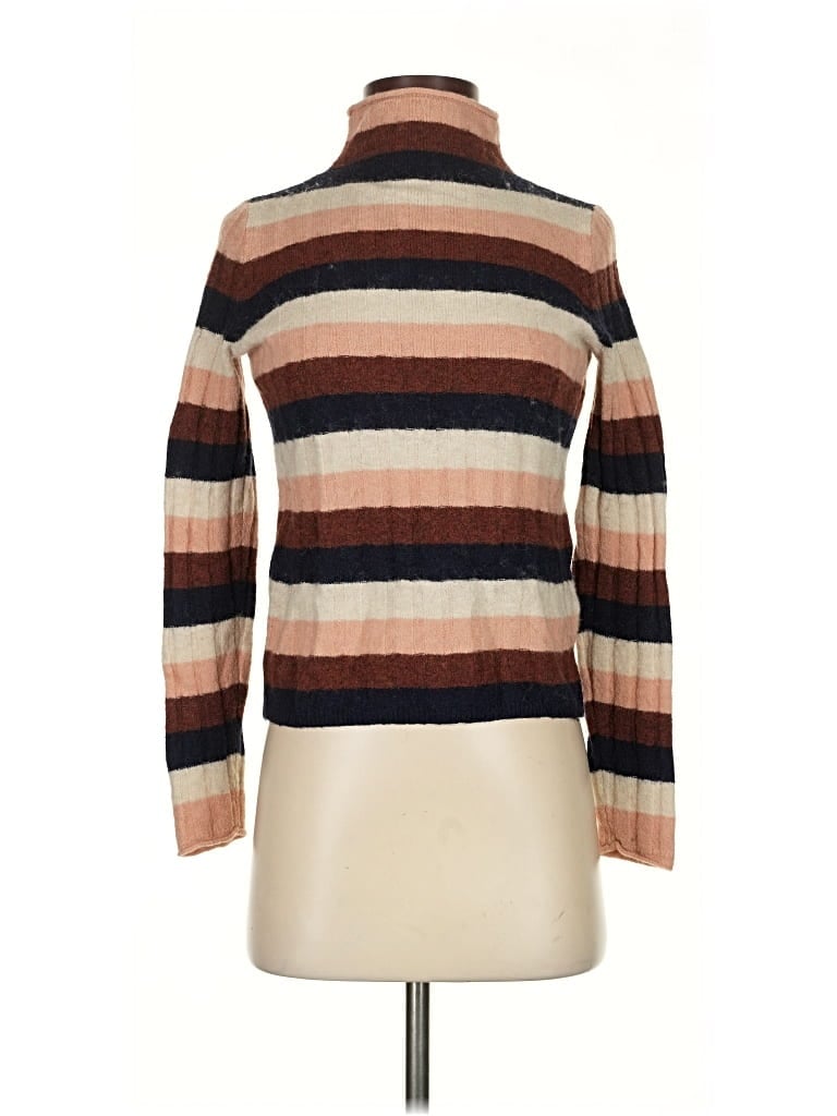 Pre-owned Madewell Turtleneck Sweater In Brown