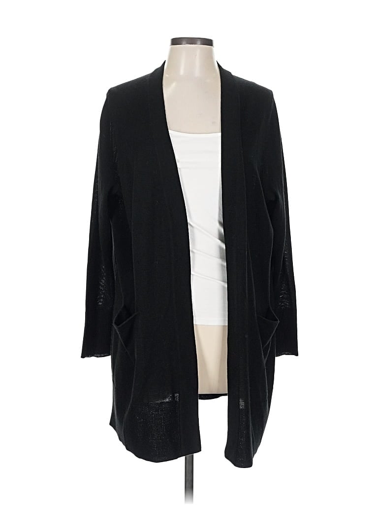 Pre-owned Nordstrom Cardigan Sweater In Black