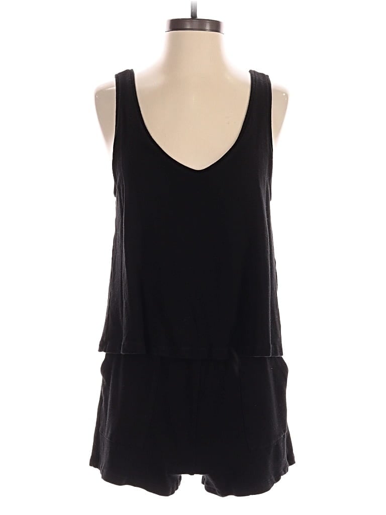 Pre-owned Monrow Romper In Black