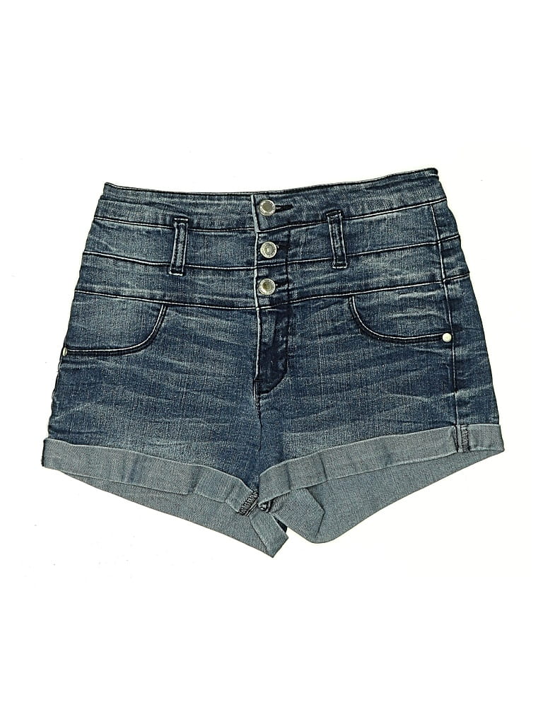 Pre-owned Angel Kiss Denim Shorts In Blue