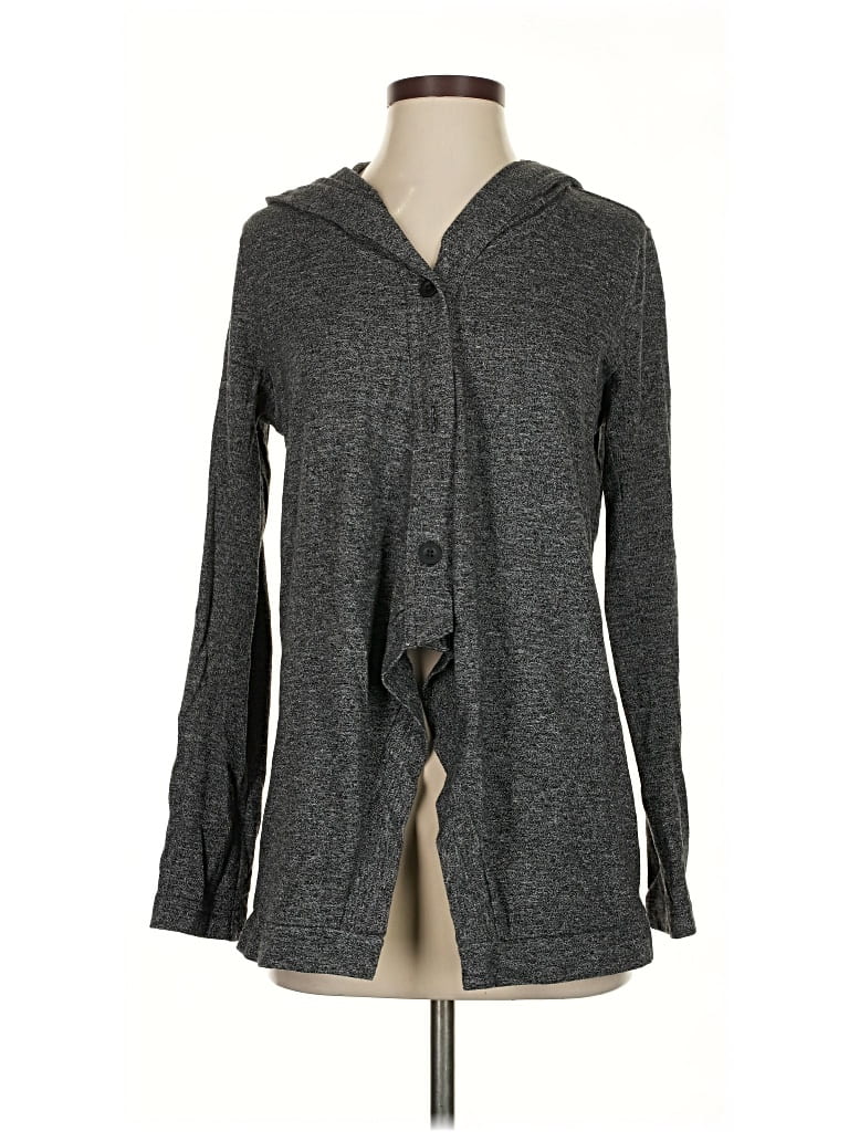 Pre-owned Lucy Cardigan Sweater In Gray