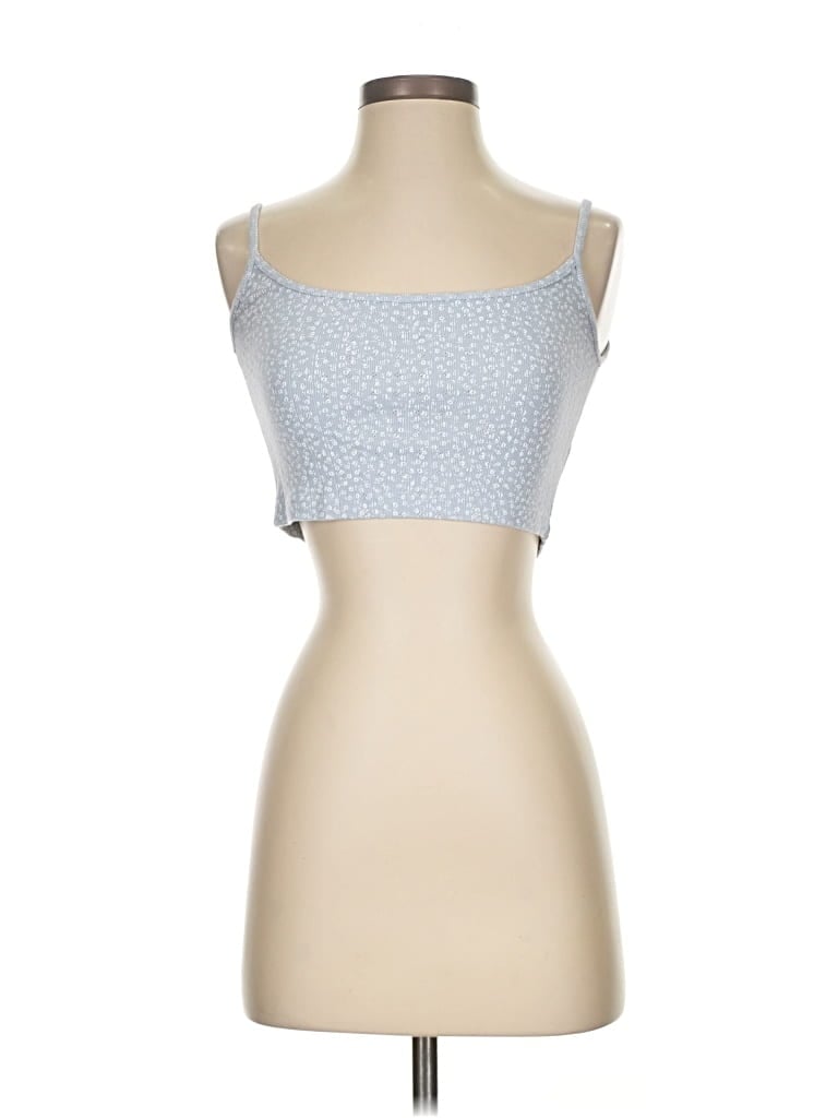 BRANDY MELVILLE Pre-owned Tank Top Blue Strapless Neckline Tops