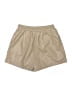 Maverick Solid Tan Faux Leather Shorts Size XS - photo 2