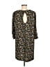 Mango Print Black Casual Dress Size 8 - photo 2