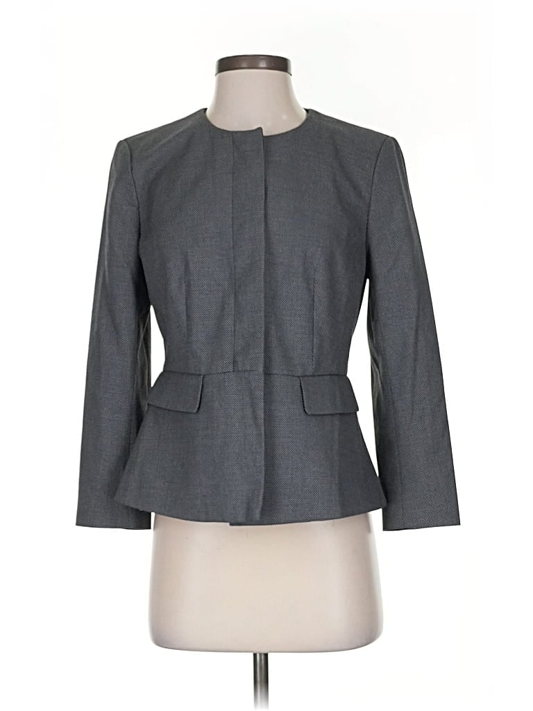Ann Taylor Factory Blazer Jacket In Gray
