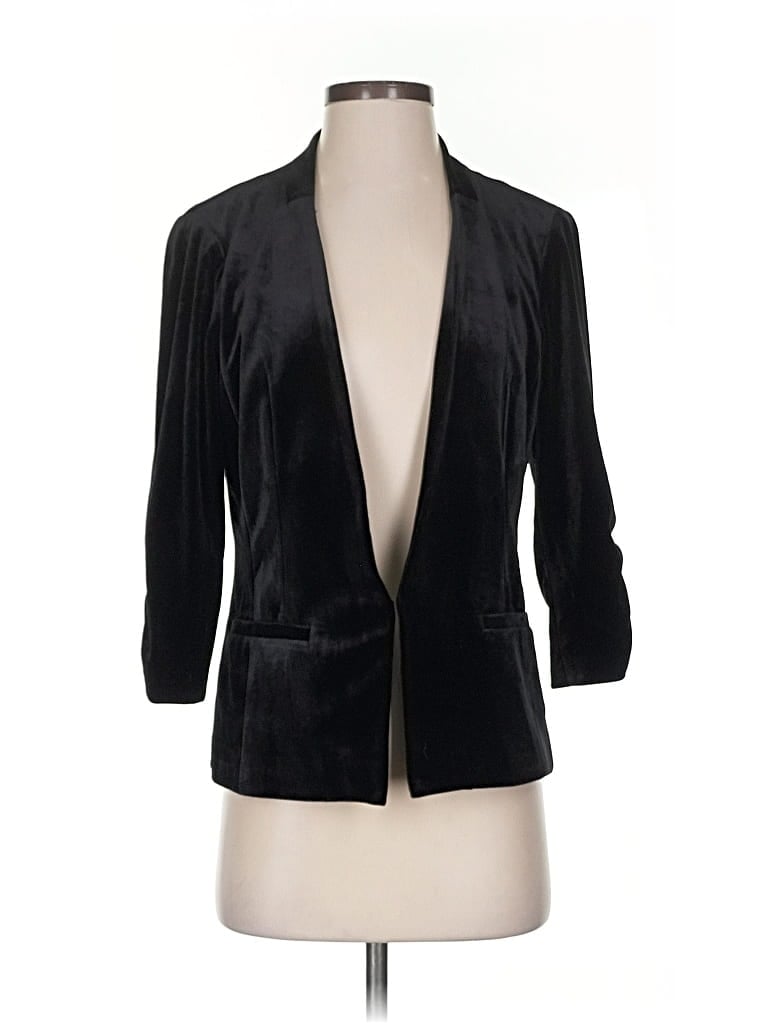 Pre-owned Eliza J Blazer Jacket In Black