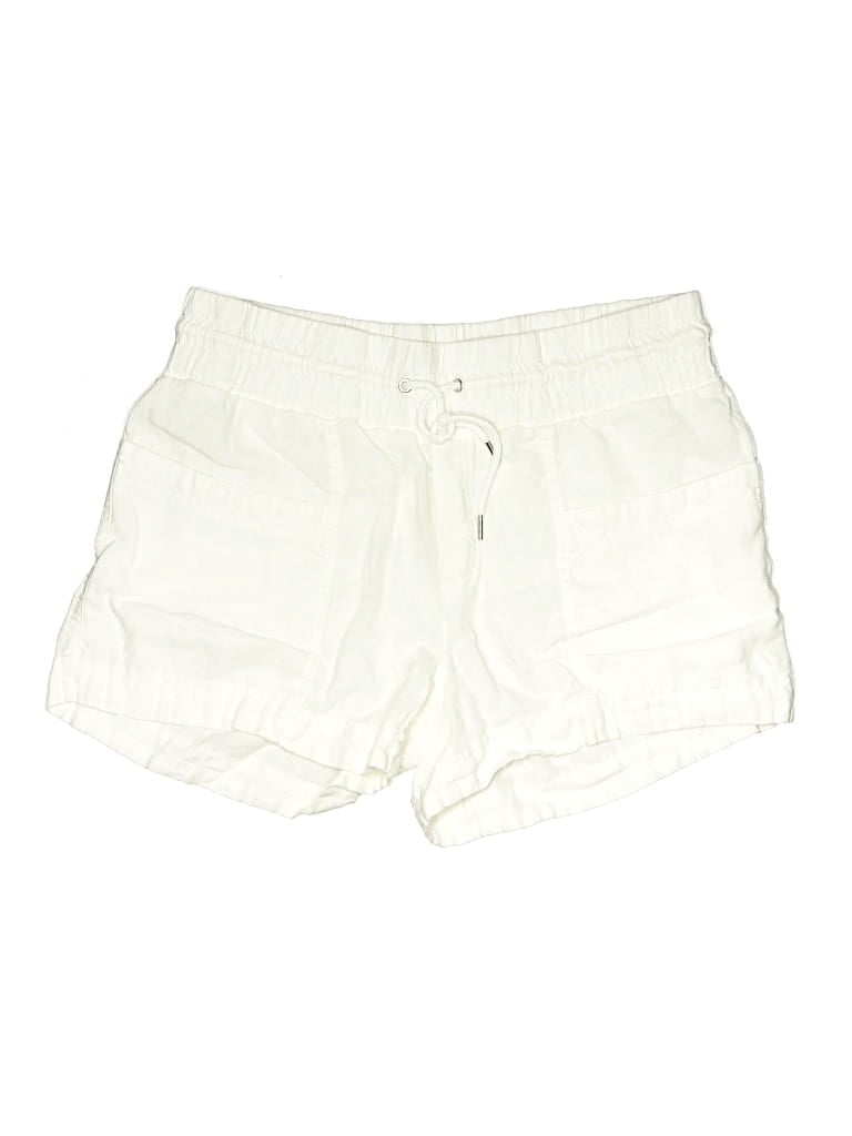 Pre-owned Athleta Cargo Shorts In White