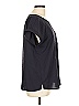 Lands' End 100% Polyester Black Blue Short Sleeve Top Size 12 - photo 4