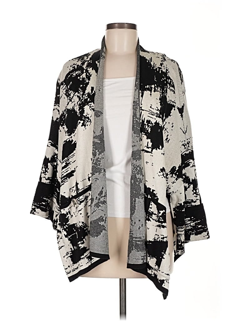 Pre-owned Assorted Brands Cardigan Sweater In Black