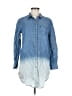 Holding Horses Blue Long Sleeve Button-Down Shirt Size XS - photo 1