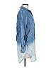 Holding Horses Blue Long Sleeve Button-Down Shirt Size XS - photo 4
