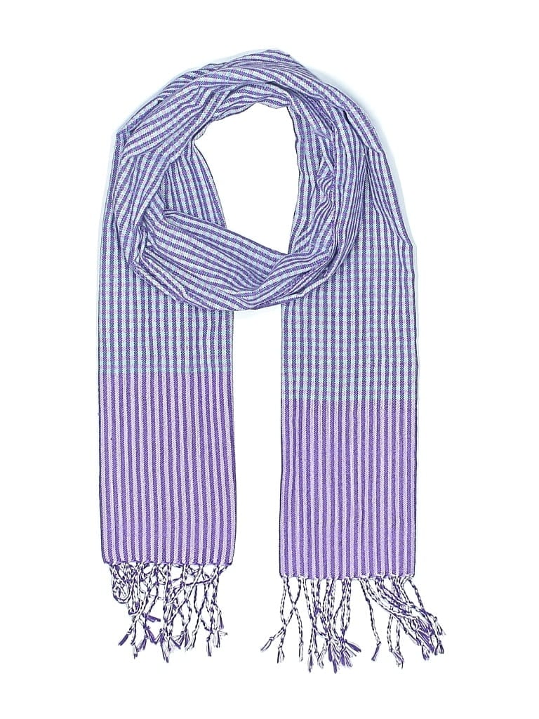 Pre-owned Unbranded Scarf In Purple