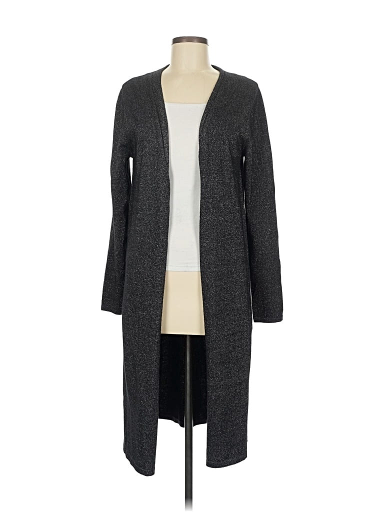 Pre-owned T Tahari Cardigan Sweater In Gray