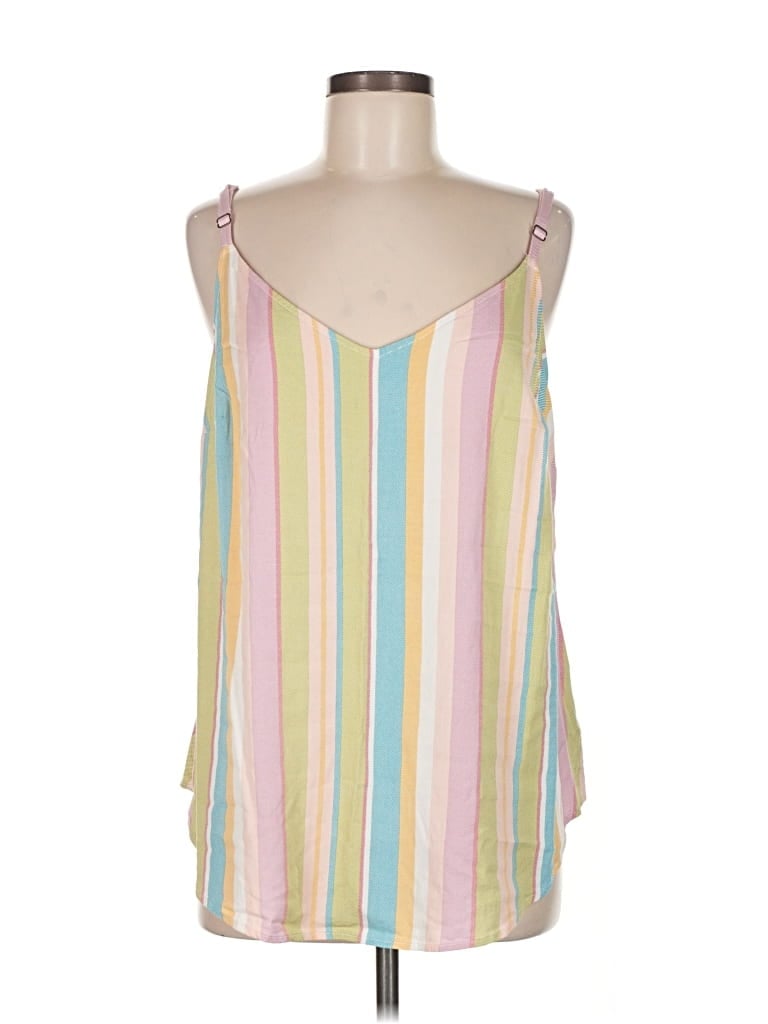 Pre-owned Torrid Sleeveless Top Yellow Halter Neckline Tops