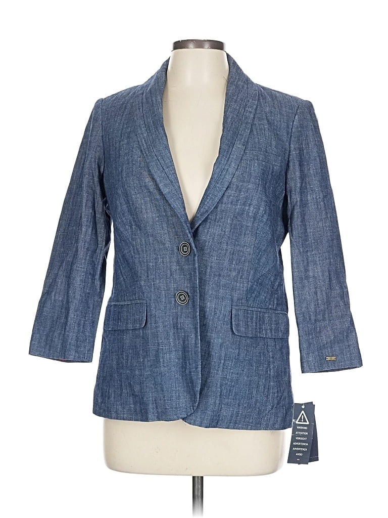 Pre-owned Tommy Hilfiger Blazer Jacket In Blue