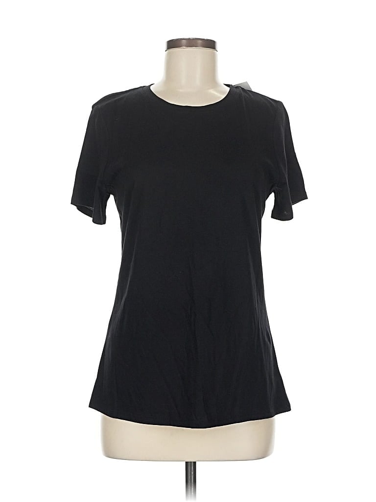 Crown & Ivy Short Sleeve T-shirt In Black