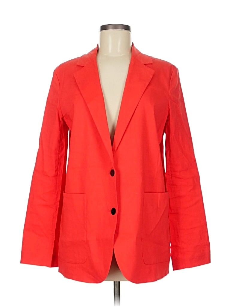 Pre-owned Theory Blazer Jacket In Red