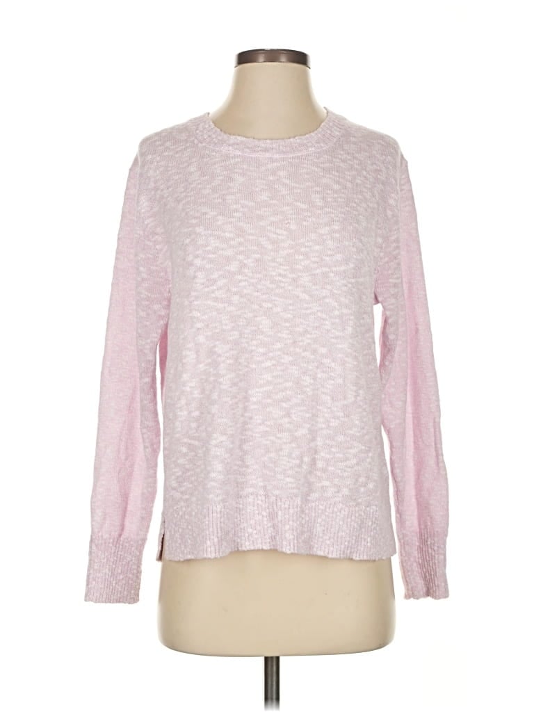 Pre-owned J.crew Factory Store Pullover Sweater In Pink