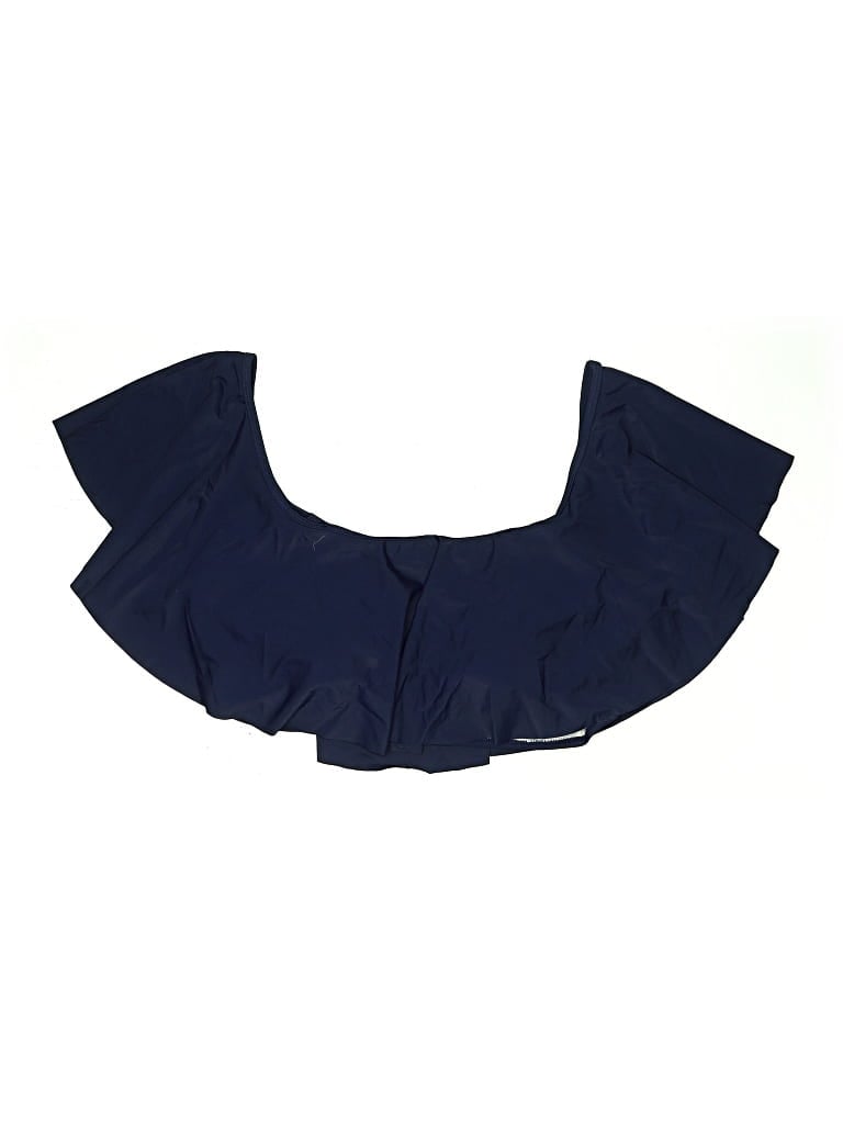 Pre-owned Unbranded Swimsuit Top Blue Swimwear