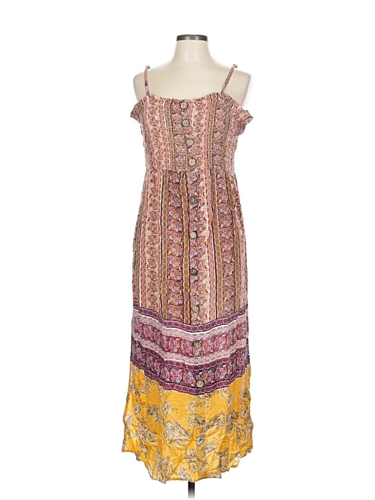 ANGIE Pre-owned Casual Dress In Yellow