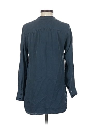 Amanda Uprichard Long Sleeve Silk Top (view 2)