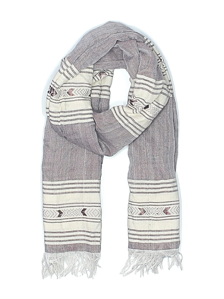 Pre-owned Unbranded Scarf In Brown