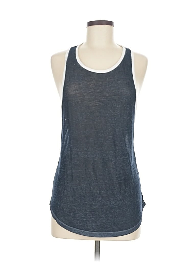 Pre-owned Aerie Tank Top Blue Halter Neckline Tops