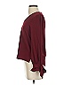 CeCe Burgundy Long Sleeve Blouse Size XS - photo 5