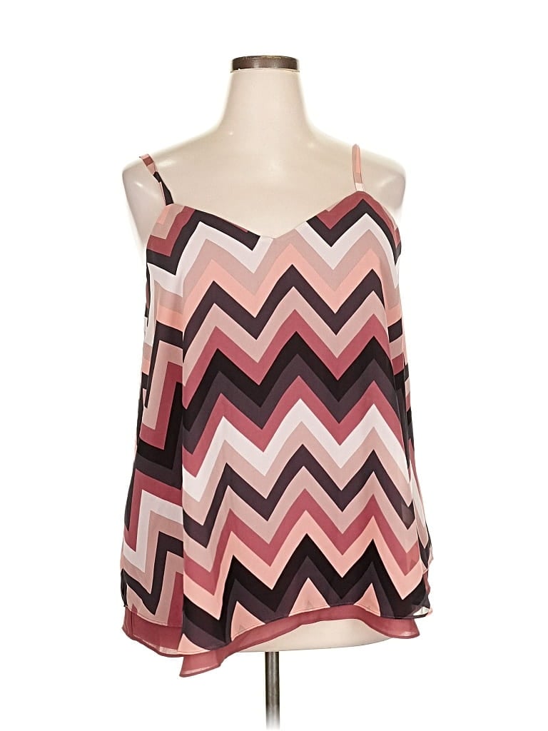 Pre-owned Torrid Sleeveless Blouse In Brown