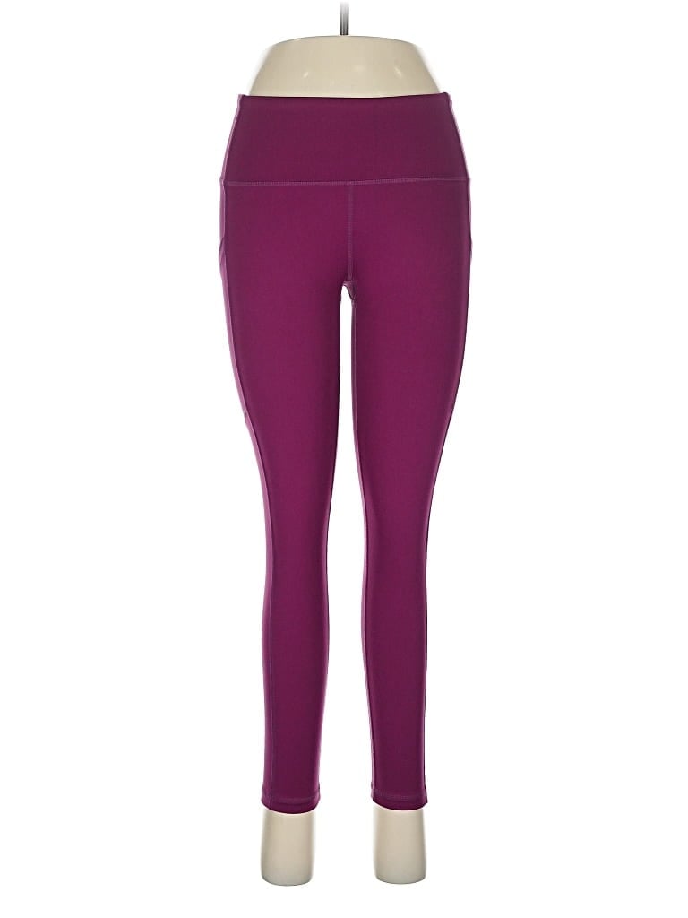 Pre-owned Z By Zella Active Pants In Purple
