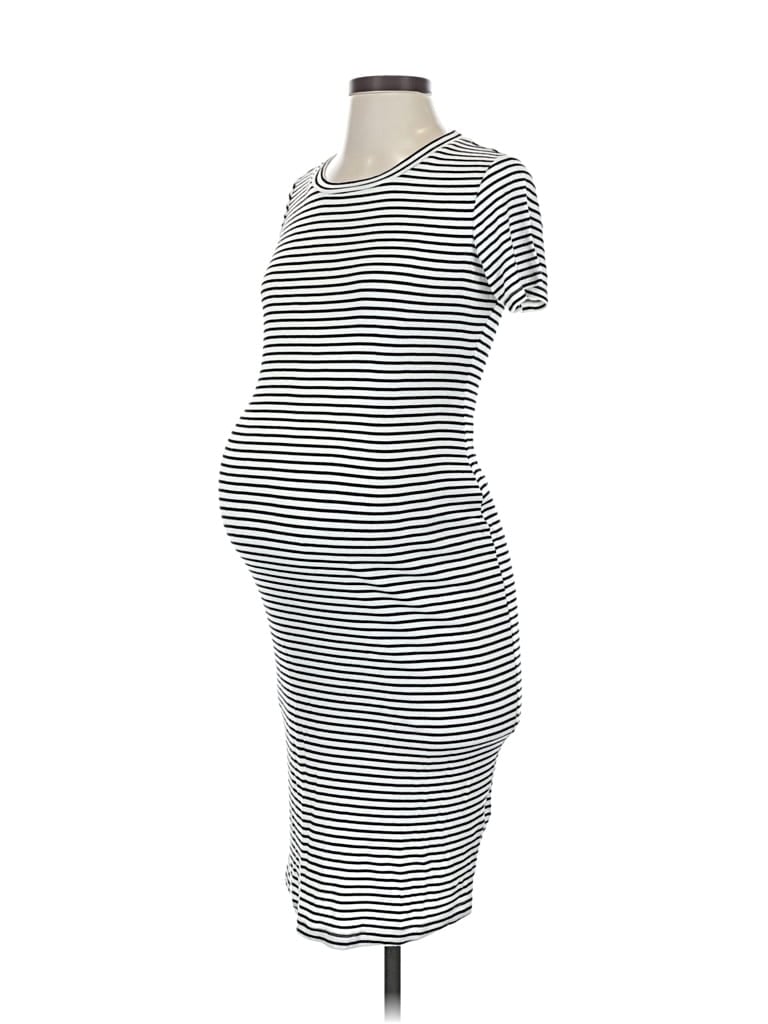 Pre-owned Motherhood Casual Dress In Gray